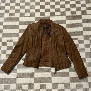 Jessica Simpson leather jacket size small